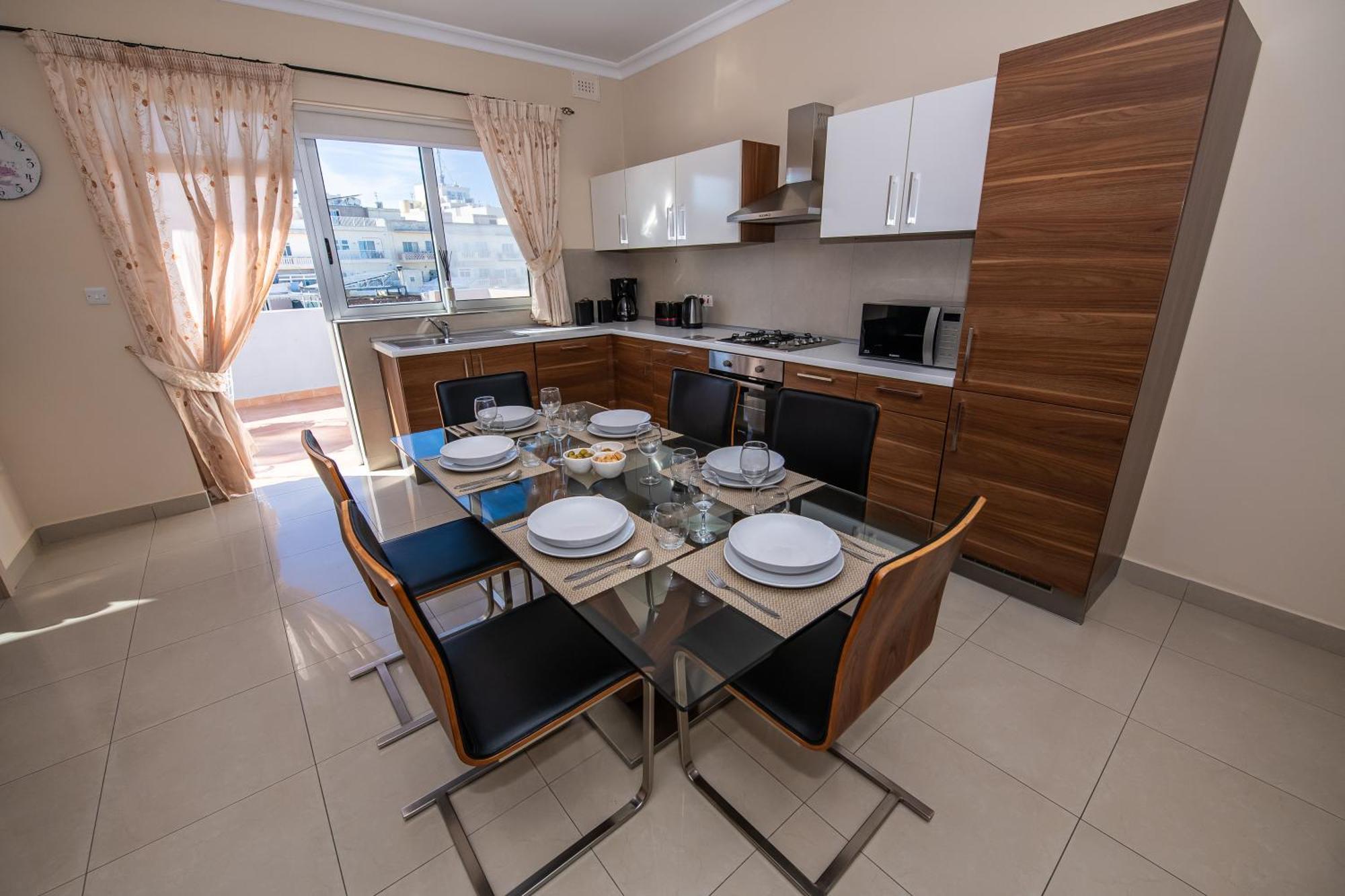 Francis Flats Modern Penthouse Lägenhet Mellieħa Exteriör bild