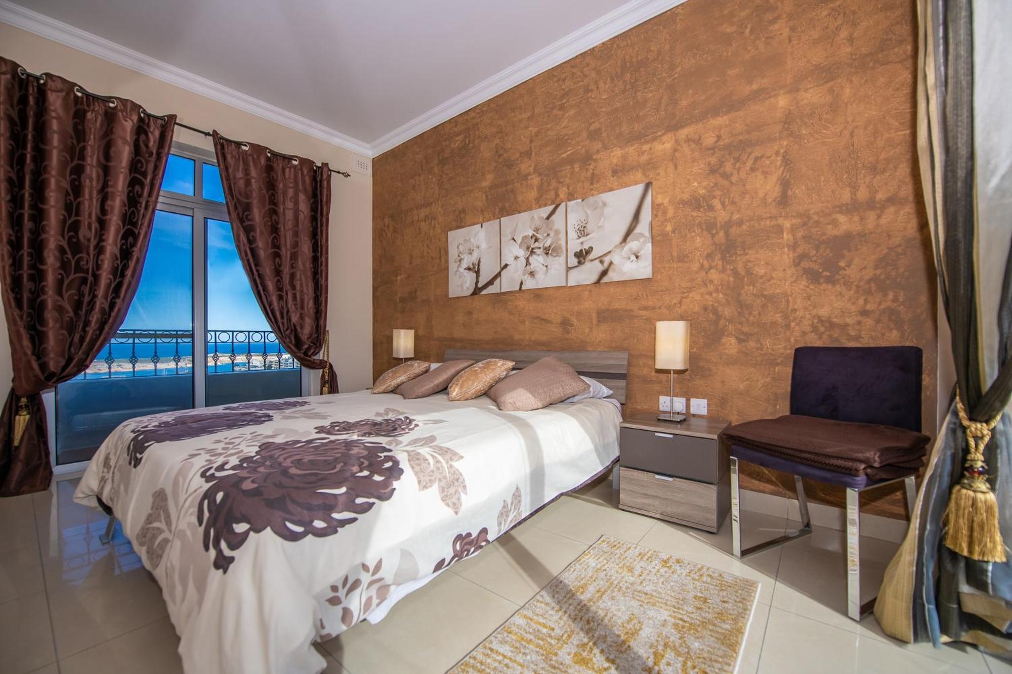 Francis Flats Modern Penthouse Lägenhet Mellieħa Exteriör bild