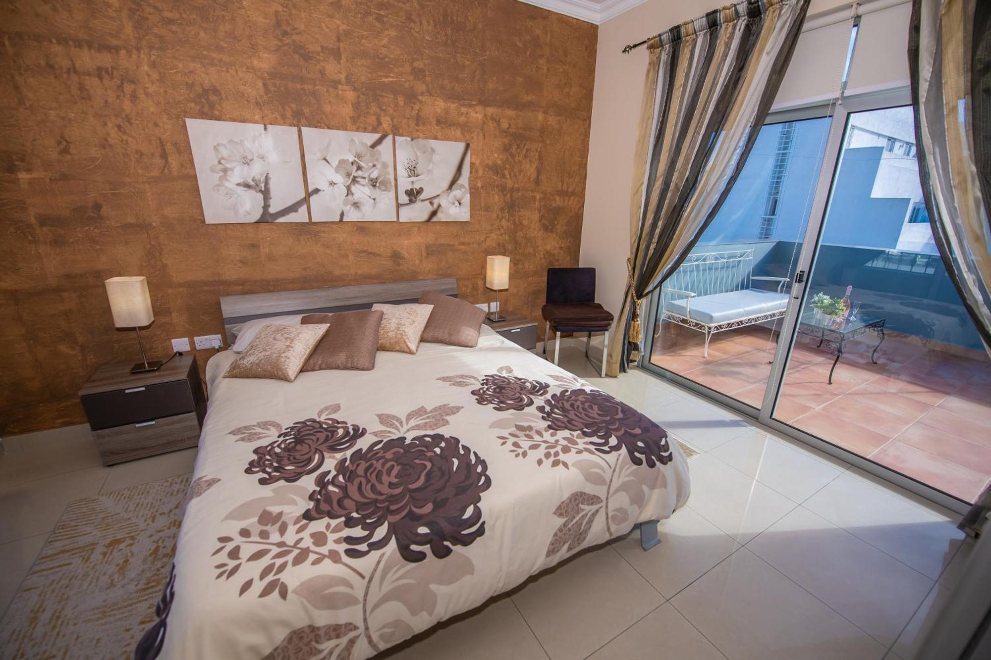 Francis Flats Modern Penthouse Lägenhet Mellieħa Exteriör bild