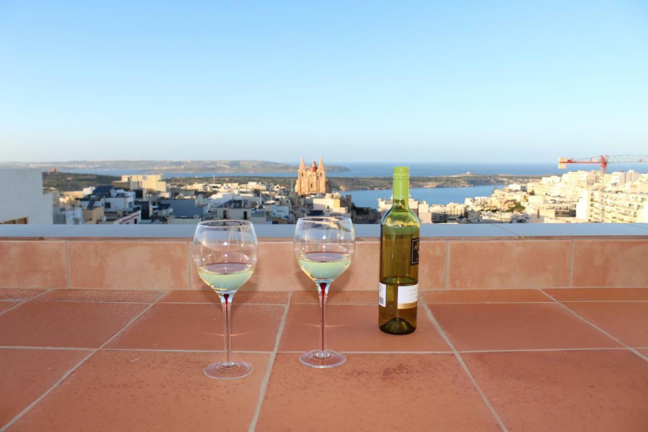 Francis Flats Modern Penthouse Lägenhet Mellieħa Exteriör bild